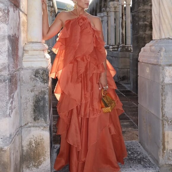 Aje Pandorea Layered Maxi Dress - Picture 1 of 14